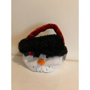 Sleighpals Snowman Gift Pail Basket 11 Inches Plush Stuffed Gift Basket